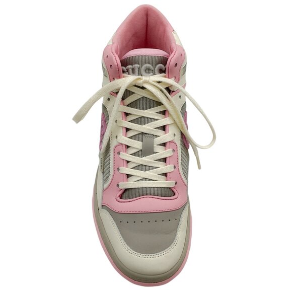 Gucci Dali Pink / White Mac80 High Top Sneakers - Picture 4 of 7